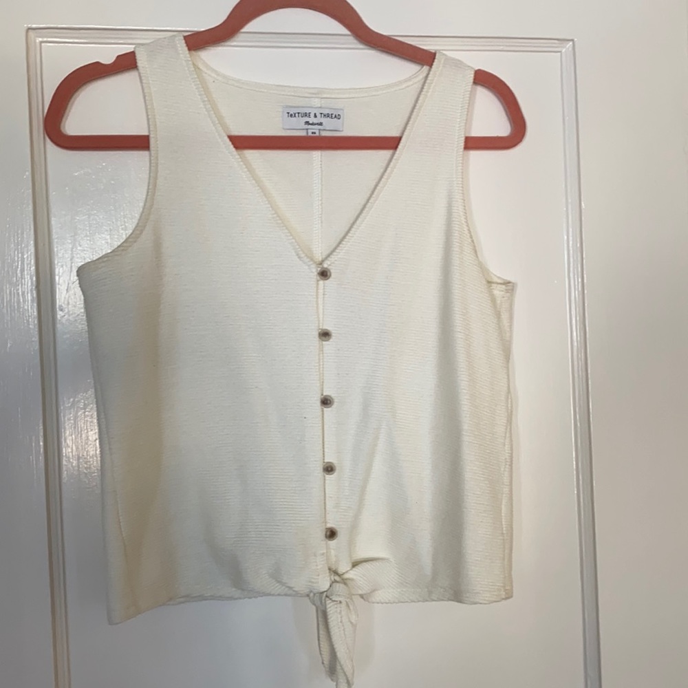 Madewell tie tank top